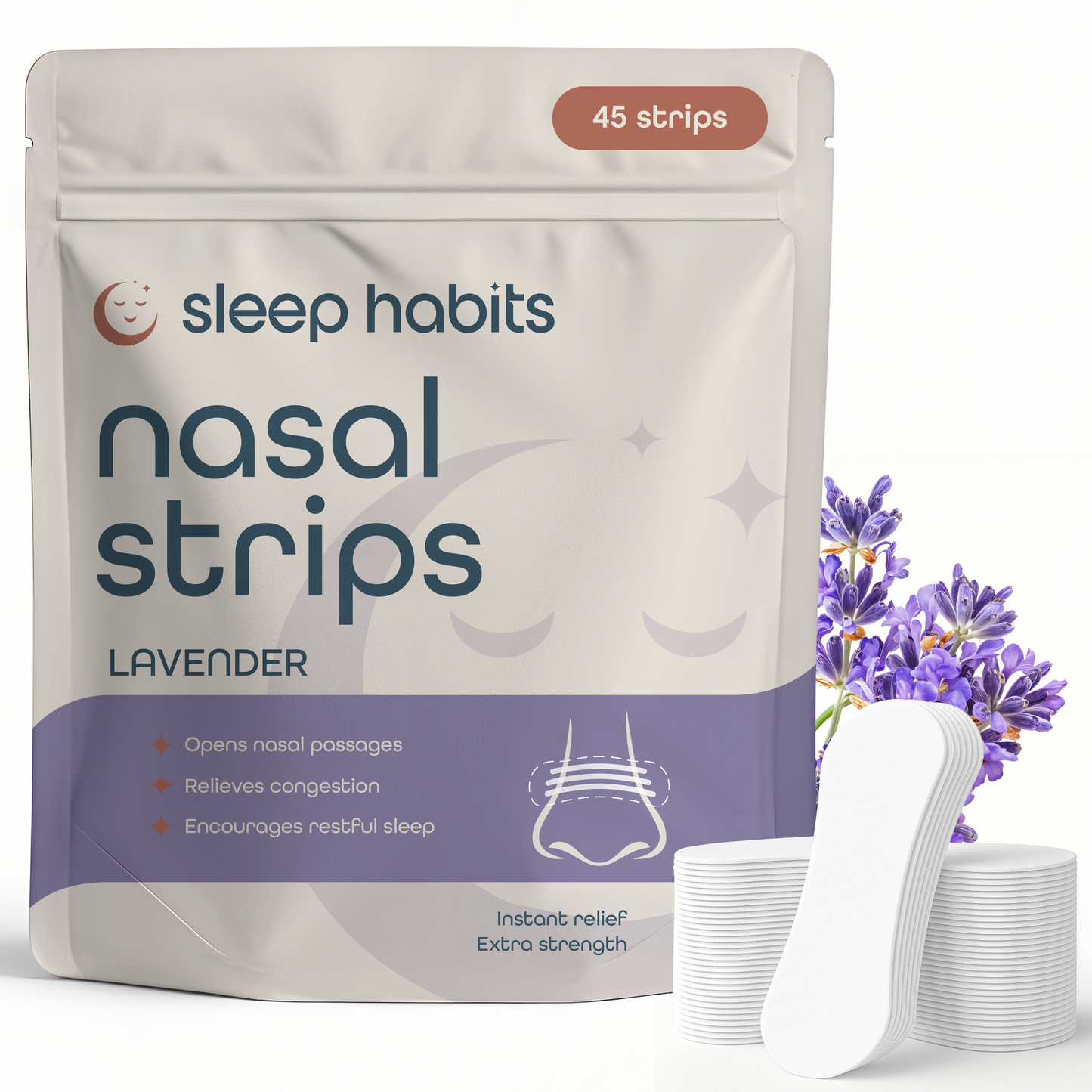 Lavender Nasal Strips