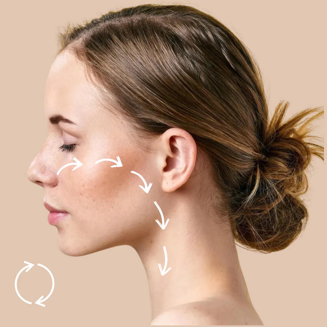 nasal breathing graphic from the side profile