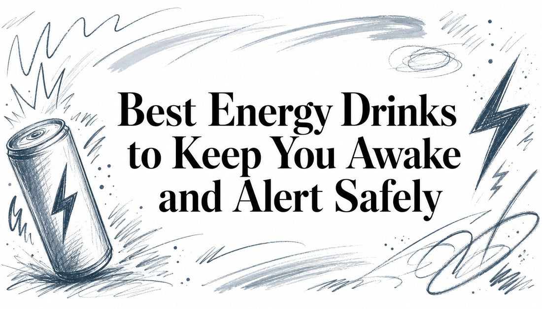 Best Energy Drinks to Keep You Awake and Alert Safely