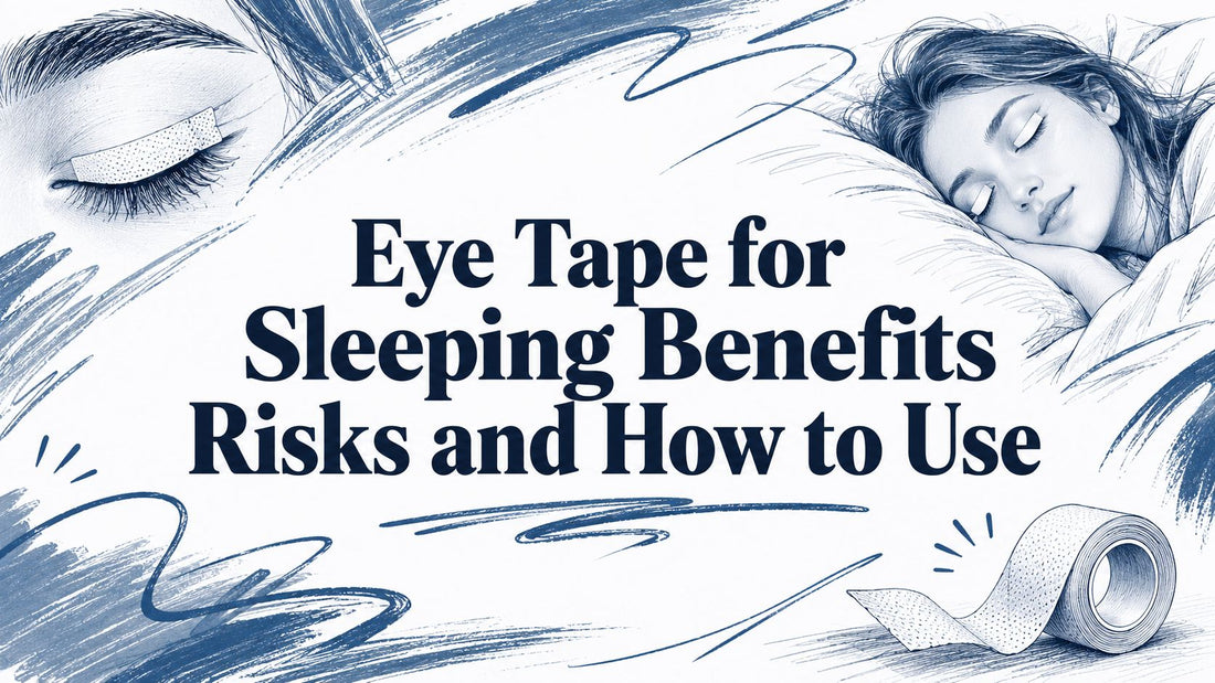 Eye Tape for Sleeping Benefits Risks and How to Use
