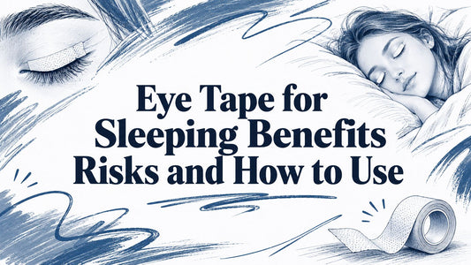 Eye Tape for Sleeping Benefits Risks and How to Use