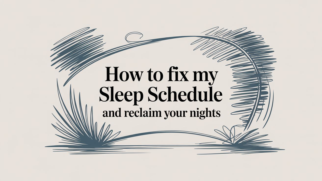 How to Fix My Sleep Schedule and Reclaim Your Nights – SleepHabits
