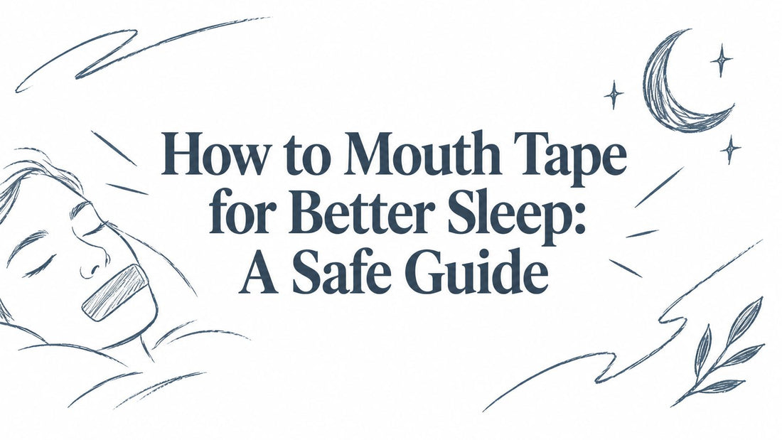 How to Mouth Tape for Better Sleep: A Safe Guide