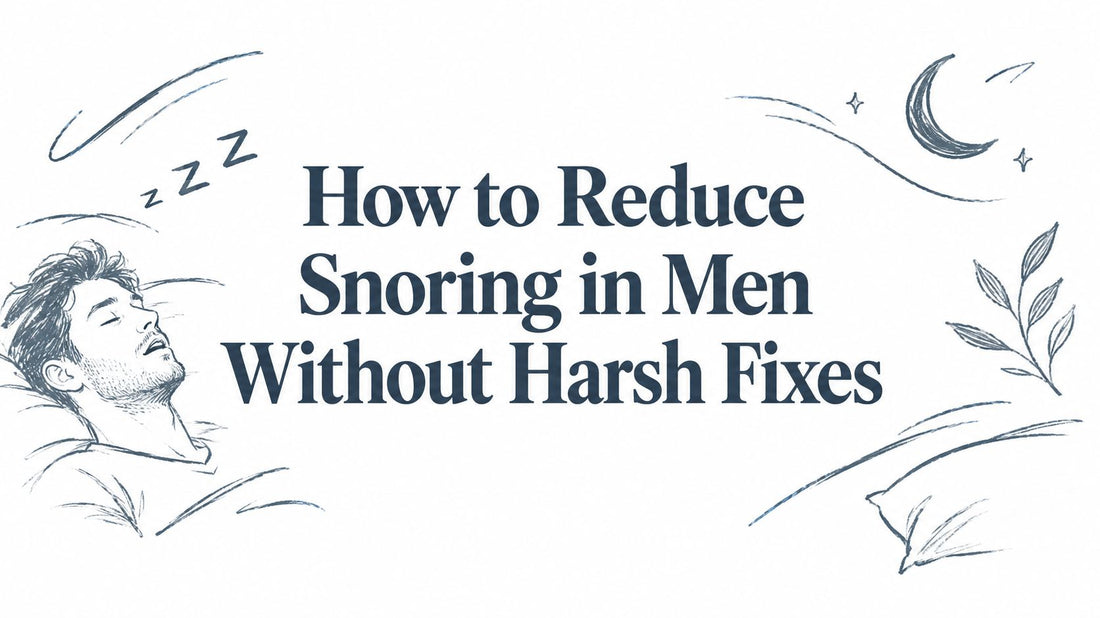 How to Reduce Snoring in Men Without Harsh Fixes