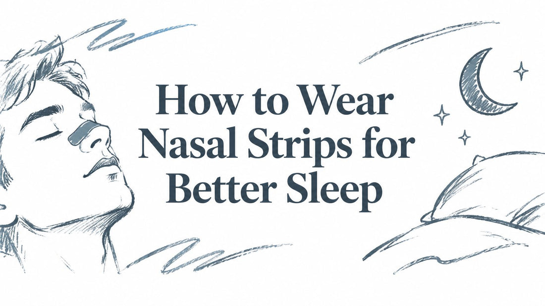 How to Wear Nasal Strips for Better Sleep