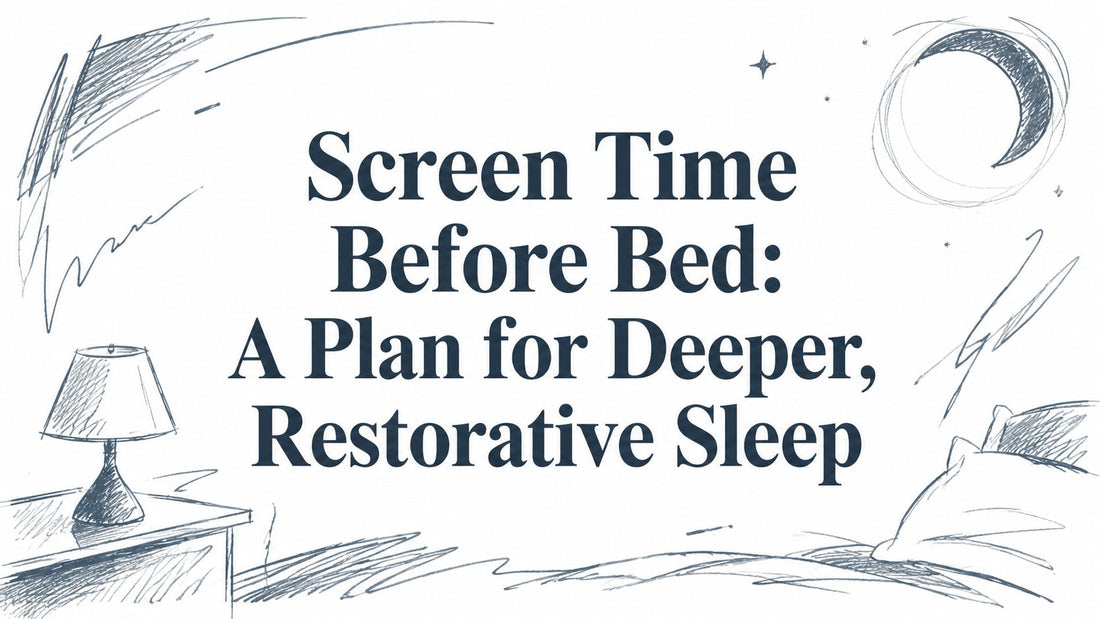 Screen Time Before Bed: A Plan for Deeper, Restorative Sleep
