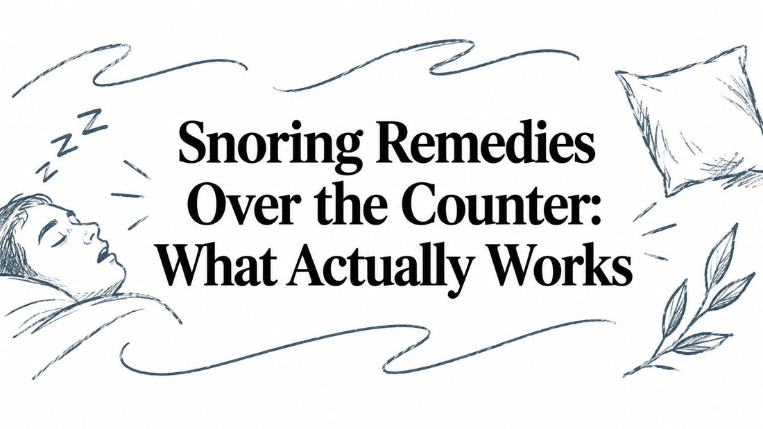 Snoring Remedies Over the Counter: What Actually Works