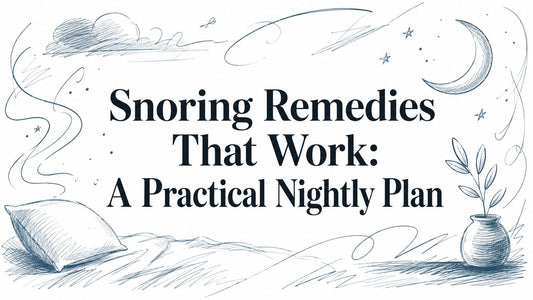 Snoring Remedies That Work: A Practical Nightly Plan