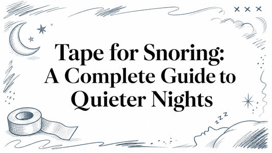 Tape for Snoring: A Complete Guide to Quieter Nights