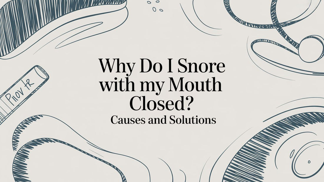 Why Do I Snore With My Mouth Closed? Causes and Solutions