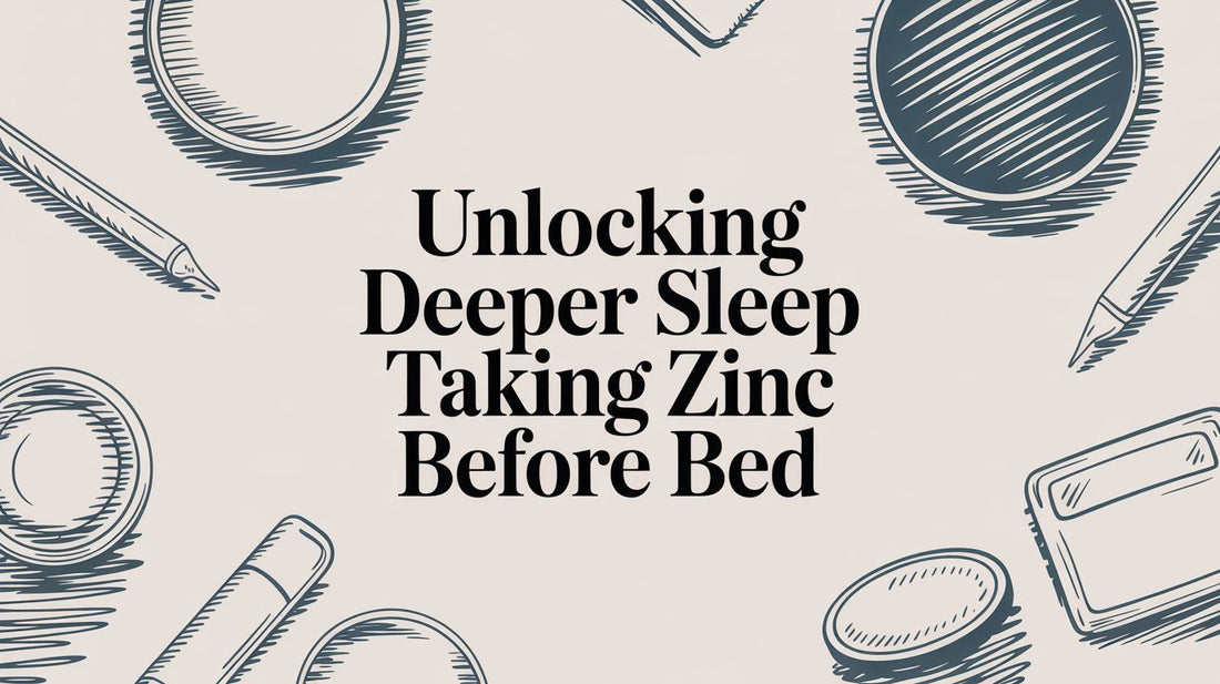 Unlocking Deeper Sleep: Taking Zinc Before Bed