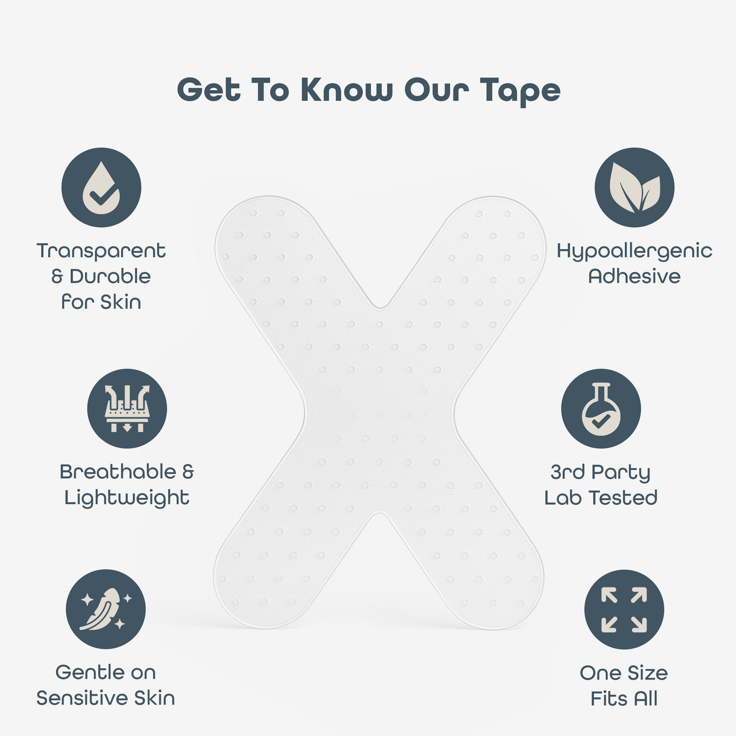 Mouth Tape - The Hypoallergenic X