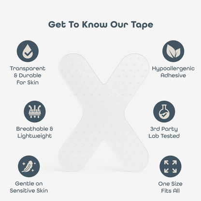 Mouth Tape - The Hypoallergenic X